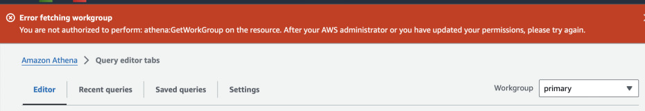 Primary WorkGroup error