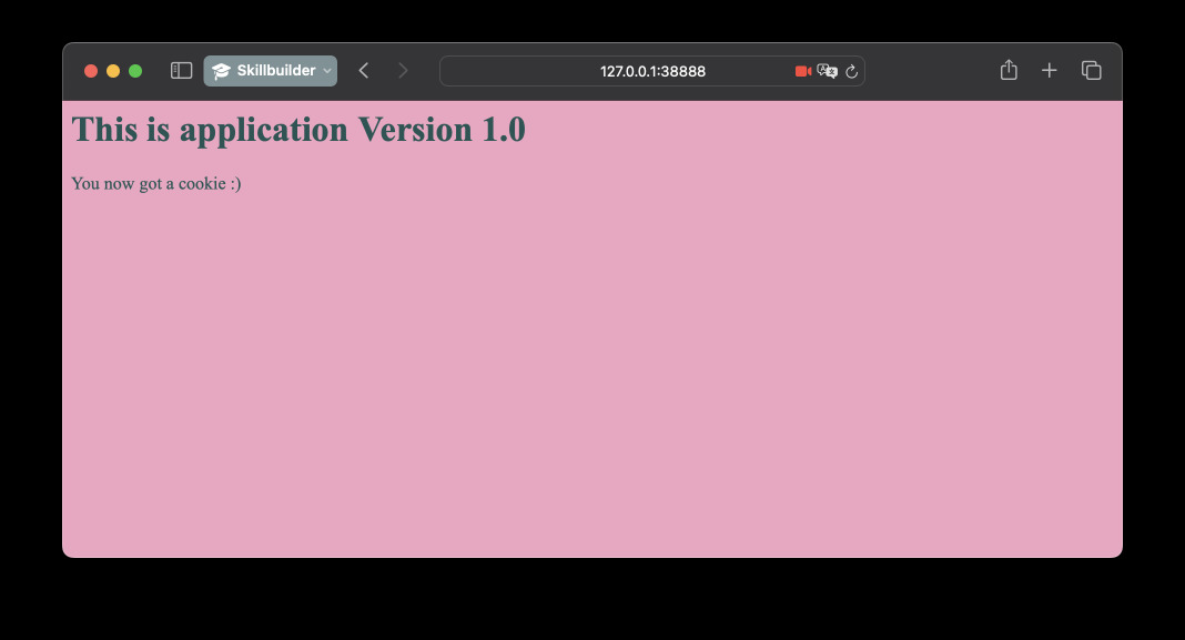 First version of the application