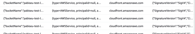 CloudTrail logs