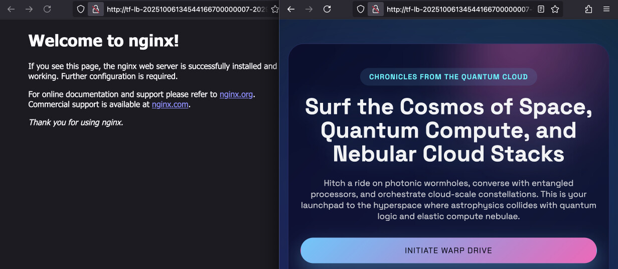 Some HTML page on dev