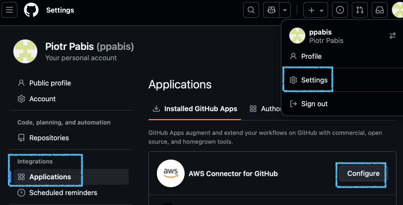 Configure AWS Connector