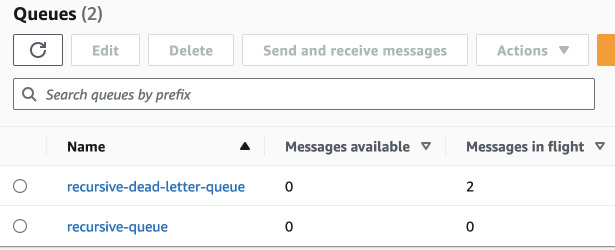 Message is stuck in DLQ