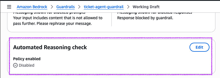 Adding reasoning check to the guardrail