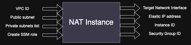 Black box instance inputs and outputs