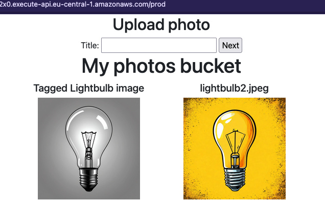 Manually uploaded images
