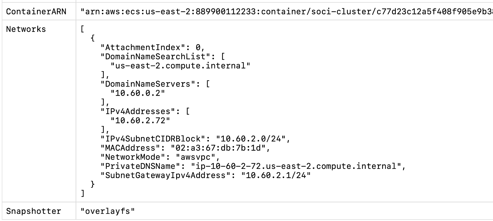 Snapshotter: overlayfs