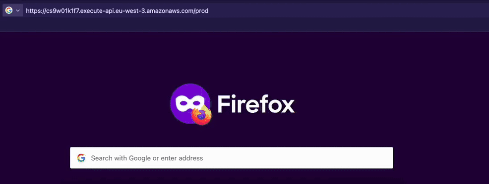 Website protected by authorizer