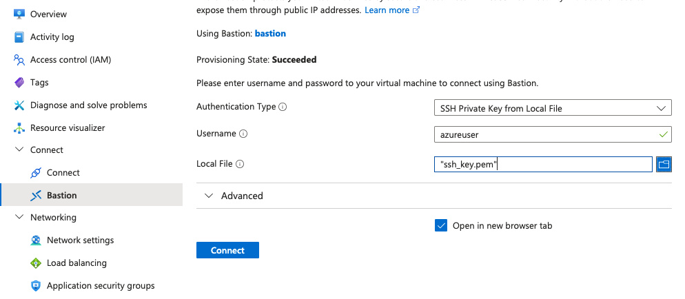 Find the instance and use connect