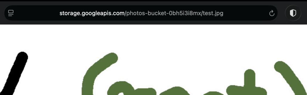 Object publicly visible