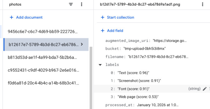 Records in Firestore