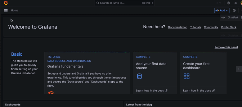 Add Prometheus to Grafana