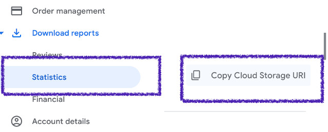 Where to get the URI